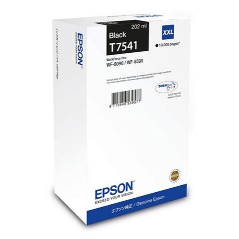 Cartouche d'encre noire Epson C13T75414N d'origine à très haut rendement