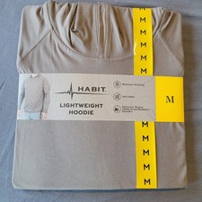 Habit Mens Lightweight Hoodie Sz Medium Desert Taupe MSRP 59 New With Tags