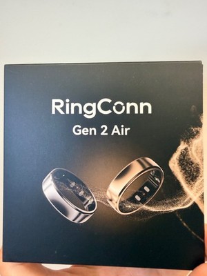 [NEW] RingConn Gen 2 Air Ultra Thin Smart Ring, Size 11 Galaxy Silver
