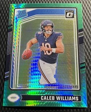 2024 Panini Donruss Optic Caleb Williams Bears Green Hyper Prizm Rookie #201