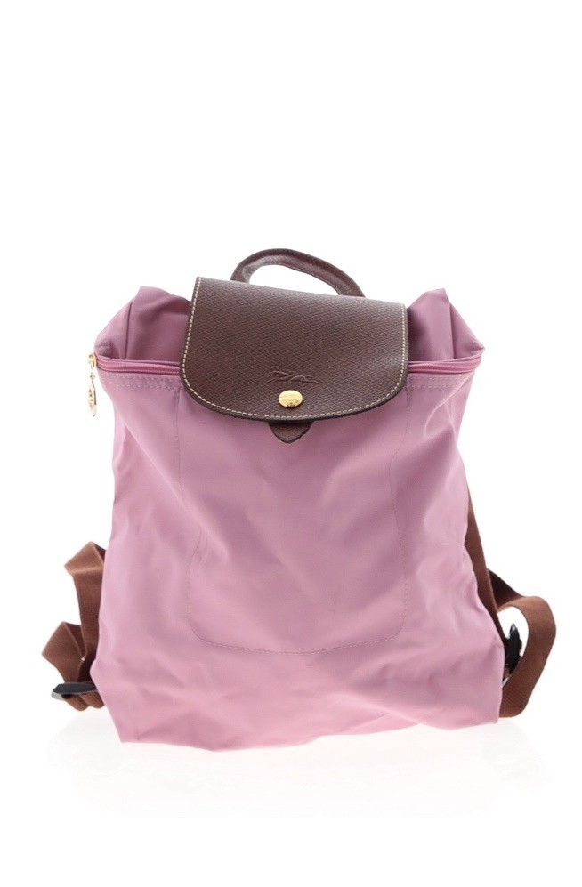 Longchamp Le Pliage Sac A Dos Modele Depose Pink Nylon  display picture 2