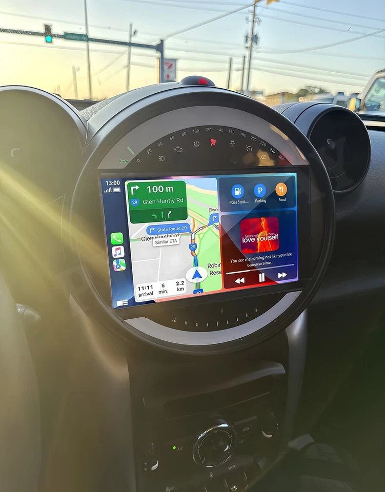 Для BMW Mini Cooper Countryman 2011-2016 Android 13 автомобильное стерео радио GPS SWC - Изображение 3 из 4