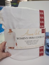 Anne Cole Limited Edition Women's Swim Cover-Up-Size XL/XXL WHITE NWT