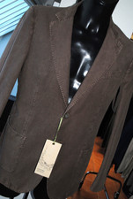 SANTANIELLO SARTORIALE GIACCA TESSUTO COTONE+LINO TG 50 450,00 CART. CZ9 DELAVE'