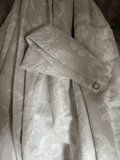 Laura Ashley Josette Curtains & Tie Backs Dove Grey Romantic French Chic 