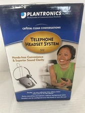 Plantronics S12 Telephone Headset System Corded Office Hands Free