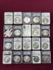 20 Random Date & Label PCGS / NGC Graded MS69 American Silver Eagles .999 Fine