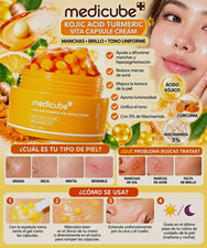 medicube Kojic Acid Turmeric Niacinamide Brightening Cream Dark Spots 1.86oz