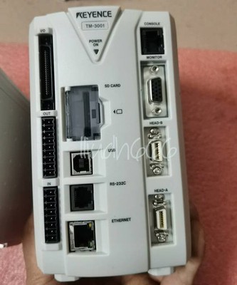 One Used Keyence TM-3001 High Speed 2D Optical Micrometer Controller