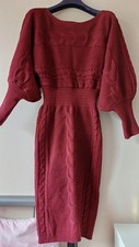 Sweater Dress Women's Size S Red