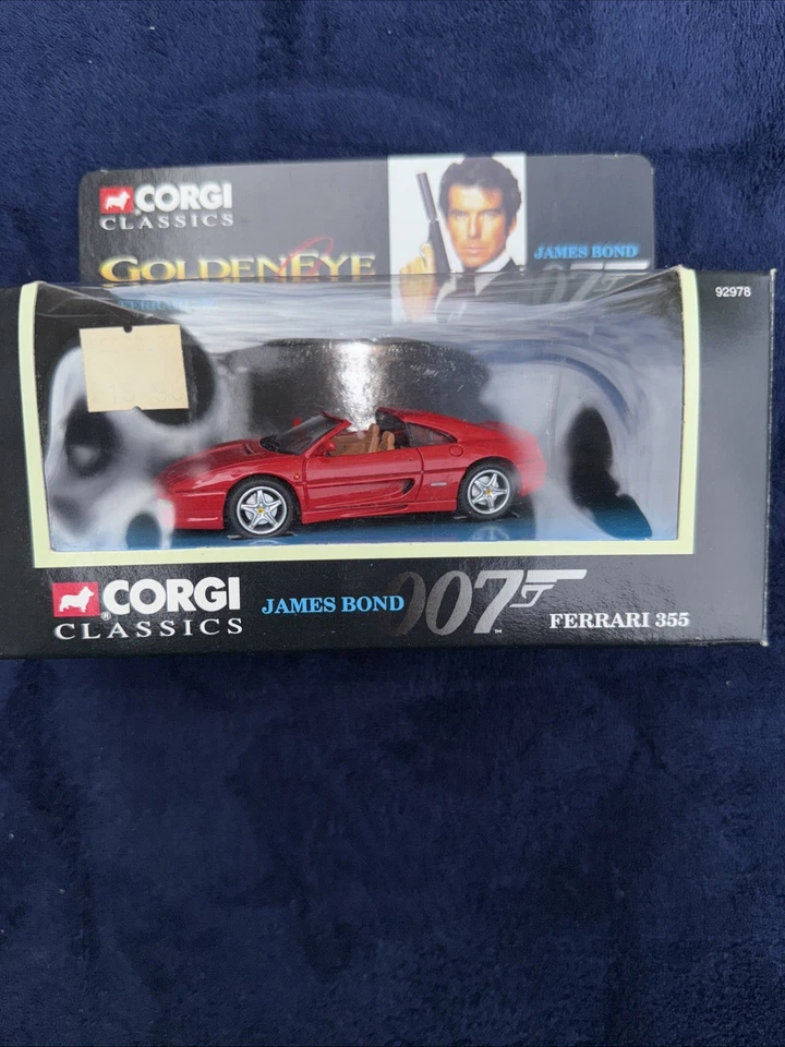 Corgi James Bond Cars Lot  1995 - Aston Martin Silver DB5 And Red Ferrari 355 - Image 4 of 4