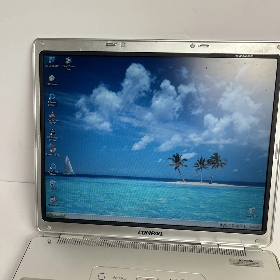 Notebook Compaq Presario M2000 Windows XP AMD Turion64 Testado - Imagem 4 de 4