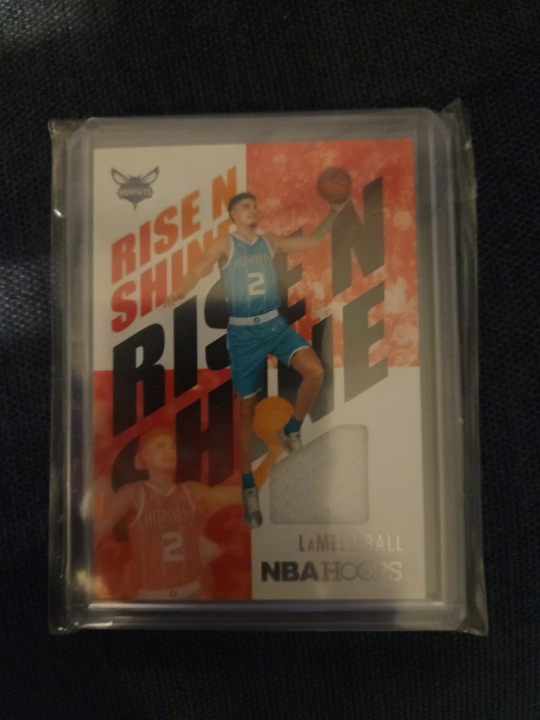 LAMELO BALL 2020-21 JERSEY PANINI HOOPS RISE N SHINE ROOKIE CARD RC # RNS-LBL