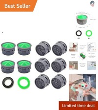 Faucet Aerator Replacement Parts 10pcs Fits M22 M24 ABS for Bathroom Sink