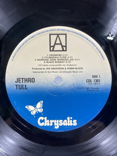 Jethro Tull A Vinyl LP Record EX/VG - Picture 7 of 14