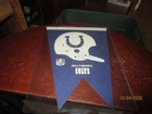 Vintage C. 1970 Baltimore Colts Football Pennant 11" Tall