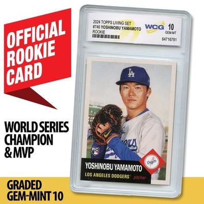 yoshinobu　メック2台 2024 Topps Living Set - Yoshinobu Yamamoto #746 /6529 (RC) for