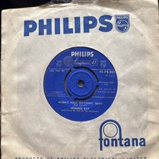 JOHNNIE RAY  WHEN'S YOUR BIRTHDAY BABY / UK Phiips 