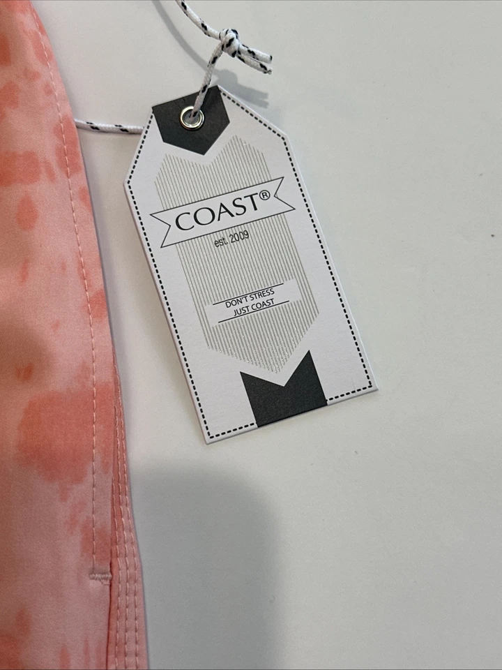 Coast Volley Swim Trunks Mens 2XL Orange Drawstring Lined NWT - Изображение 4 из 4