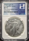 2024 Silver Eagle Star Privy NGC MS70 First 50,000 Issued - MILK SPOTS SEE PICS