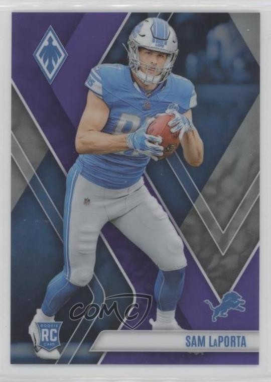2023 Panini Phoenix Rookies Purple 16/125 Sam LaPorta #115 Rookie RC 1j30
