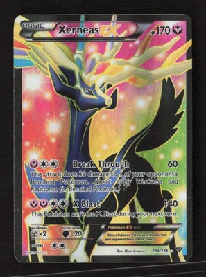 Xerneas EX (146 Full Art) Ultra Rare Holo XY Base Set 146/146 HP