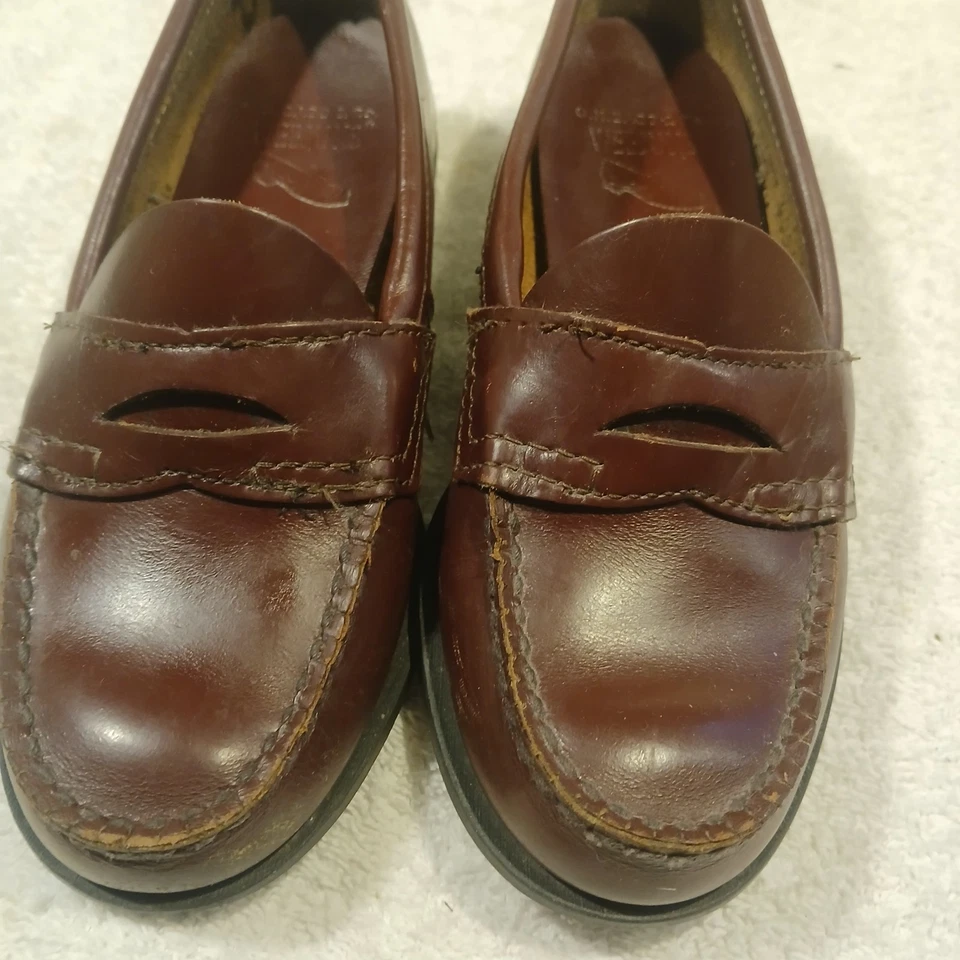 Bass Boys Brown Penny Loafers Size 12.5 - Image 2 of 4