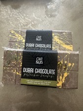 2BARRETTE DI GUSCIO DI CIOCCOLATO A BASE VEGETALE DUBAI RIPIENE DI PISTACCHIO