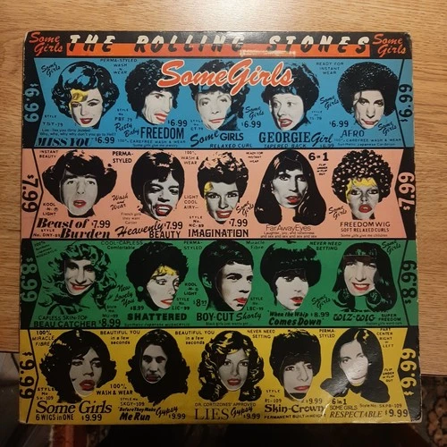 The Rolling Stones Some Girls Uncensored Original 1978 LP Vinyl Record