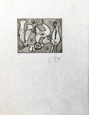 Joan Miro: Saccades IX, 1961 (handsigniert)