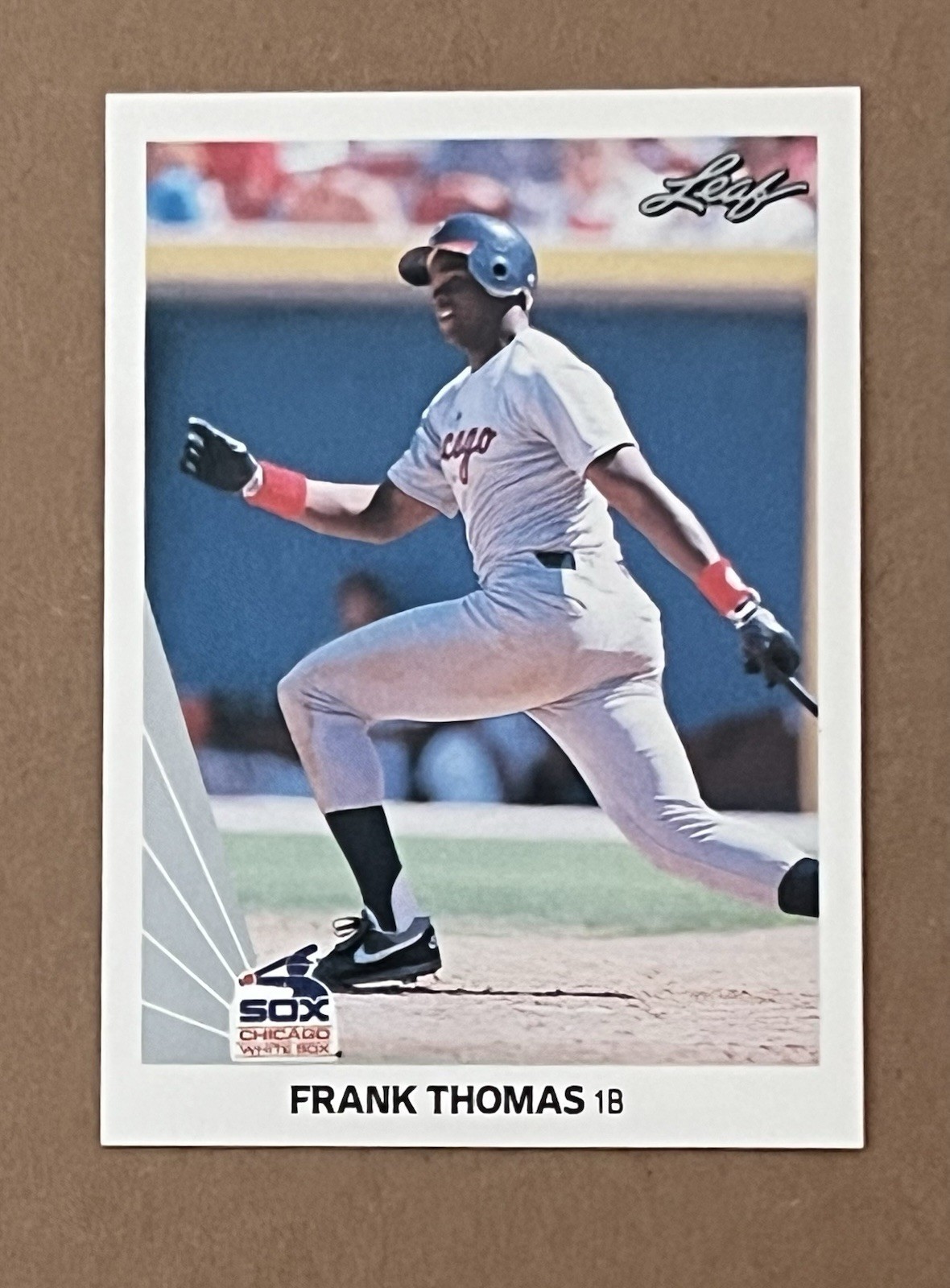 1990 Leaf #300 Frank Thomas RC Rookie