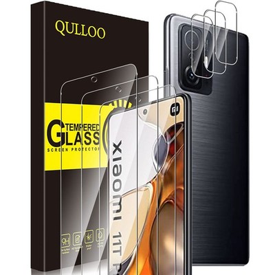 Schutzfolie für Xiaomi Mi 11T / 11T Pro 5G, 3 Stück Displayschutzfolie mit 3 ...