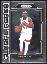 3728H 2021-22 Panini Prizm #7 Pascal Siakam Global Reach