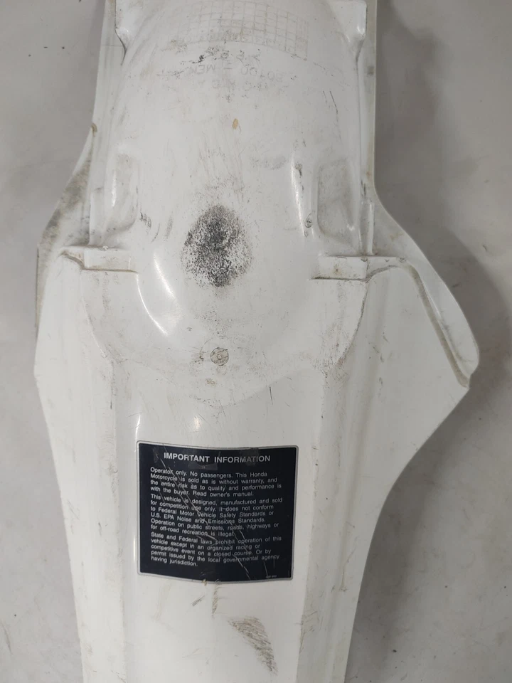 Guardabarros trasero Honda CRF450R 2009 80010-MEN-A30ZA Foto 3 de 4