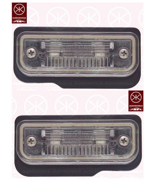 Neu Nummern Kennzeichenleuchte - L/R - FüR Mercedes-Benz Cls (C219) 2001-2010 X2-image