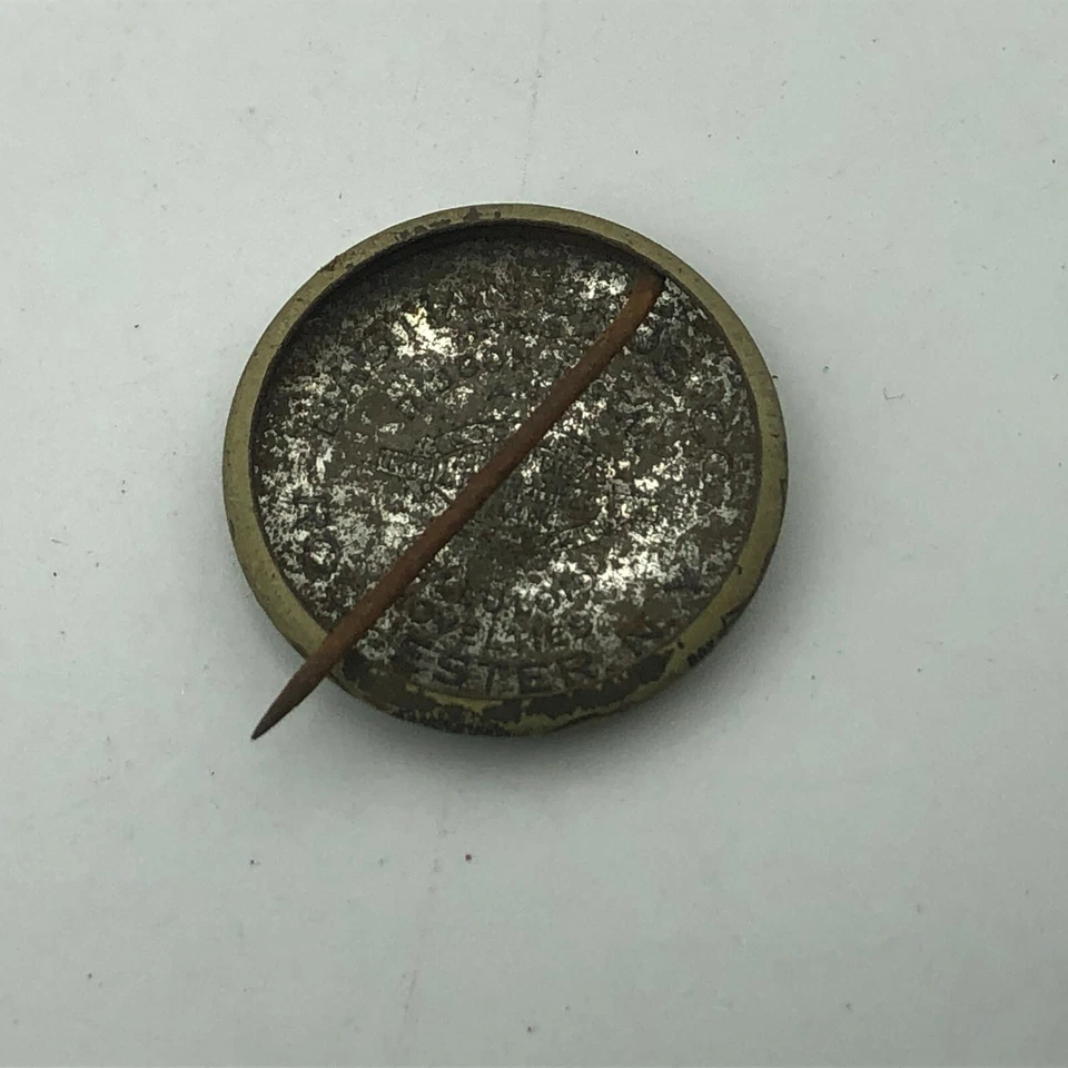 United Auto Workers Union Pinback Botón Insignia 7/8" Bastian De Colección Marzo 1938 UAW Foto 4 de 4