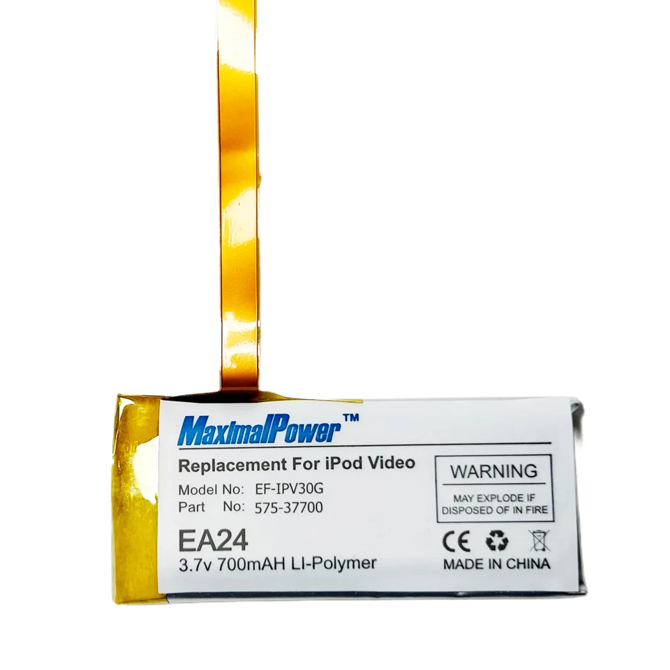 MaximalPower Replacement Battery for Apple iPod Video/ Classic 30GB & Tool Set - Image 3 of 4