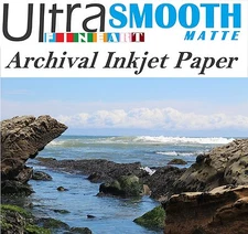 Ultrafine Smooth Matte FineArt Cotton Archival 320g 17m Inkjet Paper 13x19 / 50