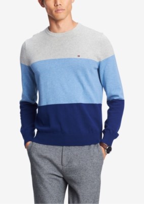tommy hilfiger perry colorblocked raglan sleeve sweater