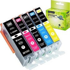 Replacement for Canon CLI-281XXL PGI-280XXL for PIXMA TS6100 6120 6200 8120 8220