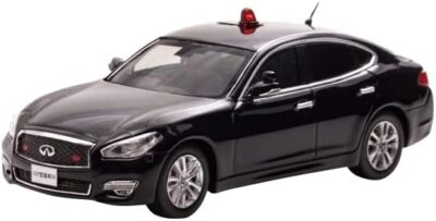 NISSAN FUGA ミニカー モデルカー コレクション Rai's 1/43 Nissan Fuga 370GT (Y51) 2018 Police Headquarters