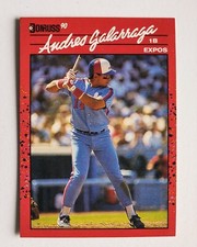 ANDRES GALARRAGA 1990 Donruss Baseball Base #97 Montreal Expos
