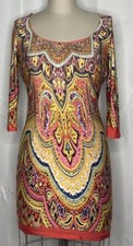 ARDEN B WOMEN'S BODYCON DRESS SCOOP NECK LONG SLEEVE MULTICOLOR SIZE XSMALL