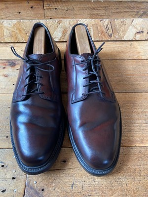 FLORSHEIM IMPERIAL Men\'s Leather Dress Shoes Blucher Brown Cordovan VTG USA 10D vintage florsheim royal imperial plain toe blucher shell  main image 3