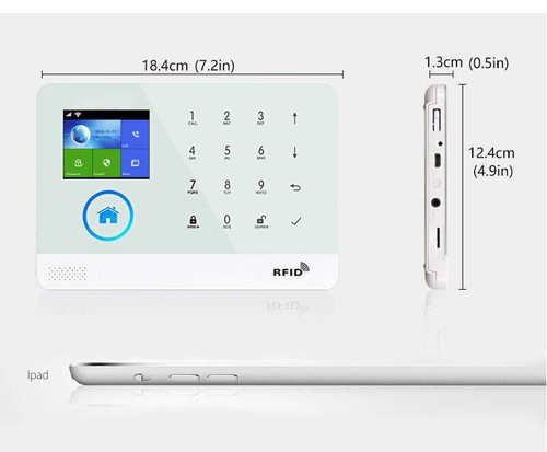 F06 Tuya APP WiFi 4G IP Wireless Home Security Alarm Burglar System+RFID Access - Picture 3 of 18
