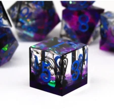 Umbral Shadows DnD Dice Set | Poly RPG DnD Dungeons Dragons AD&D Pathfinder d20