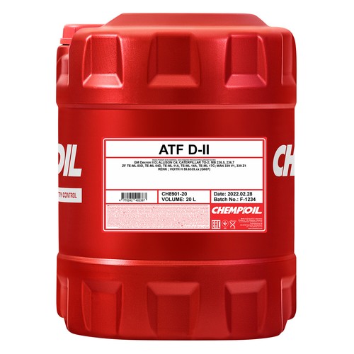 CHEMPIOIL ATF D-II Getriebeöl – 1 Liter, Universell Für Automatikgetriebe & Servolenkung
