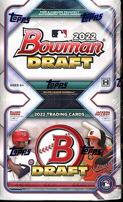 2022 Bowman Draft Sealed Baseball Super Jumbo Hobby Box   5 Autographs!!