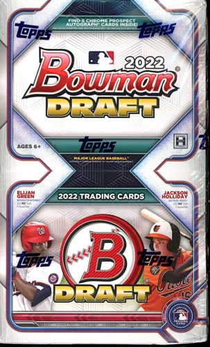 2022 Bowman Draft Sealed Baseball Super Jumbo Hobby Box – 5 Autographs!!
