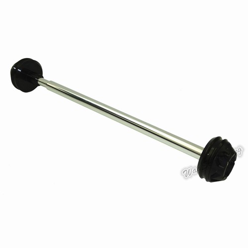 Front Rear Wheel Axle Fork Sliders Protector Black Fit 06-10 SUZUKI GSXR 600 750 - Picture 8 of 11